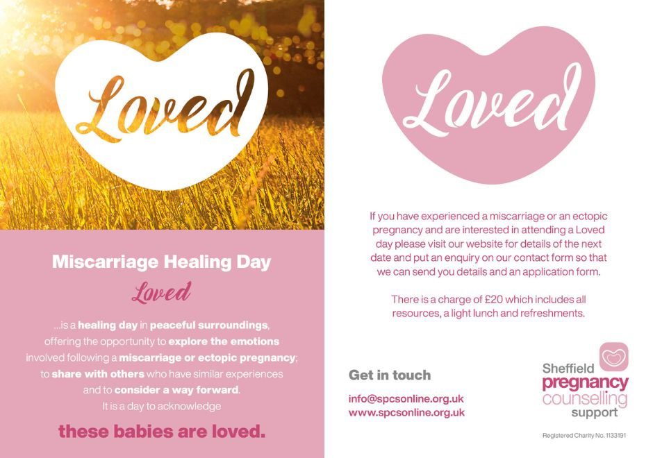 Read more about the article Loved – Miscarriage Healing Day (Saturday 12th October)